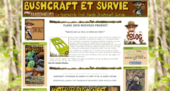 Desktop Screenshot of bushcraft-survie-en-foret.com